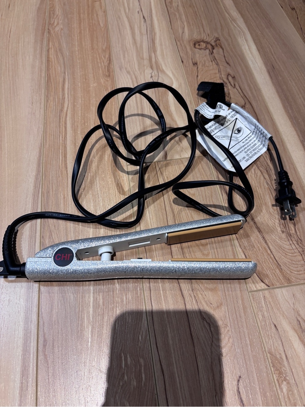 CHI Silver Glitter Mini Flat Iron